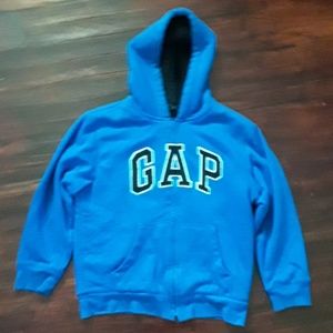 FLASH SALE .NEW Gap Kids blue plush hoodie jacket